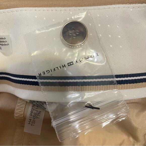 Tommy Hilfiger Side Stripe‎ Ankle Khaki Pants NWT Size 14 - Picture 7 of 8